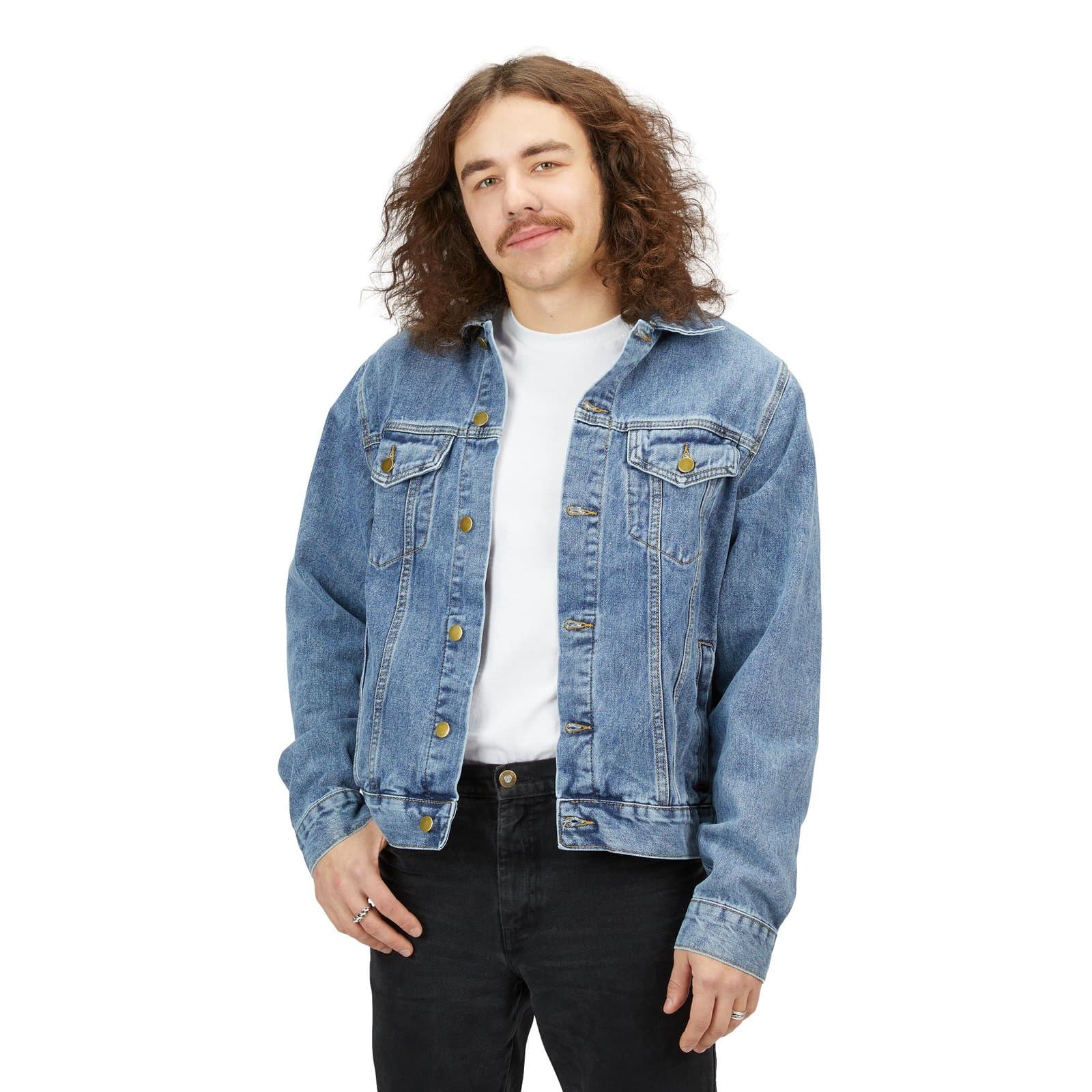 DENIM JACKET — VAGUE NOTION PUNK BACKPRINT thumbnail 3