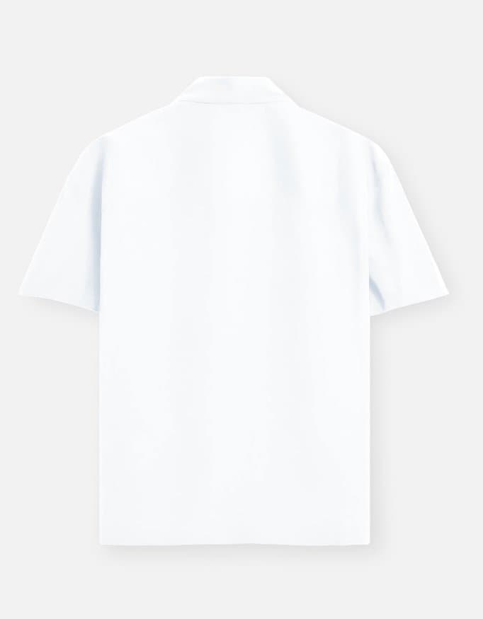 Basic White Unisex Oversized Shirt