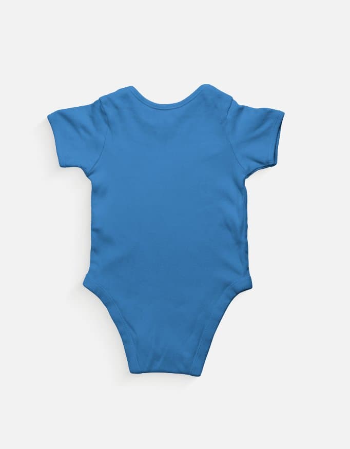 Basic Blue Kids Rompers