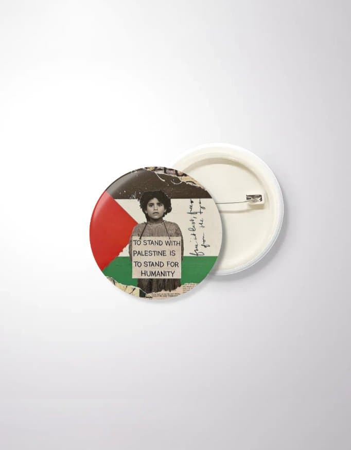 STAND WITH HUMANITY BADGE